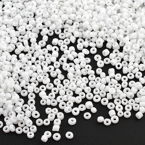13000stk Rocailles Perlenset 2mm Opak Glasperlen Schmuck Basteln 20g x 10 farben - Bild 5 von 12
