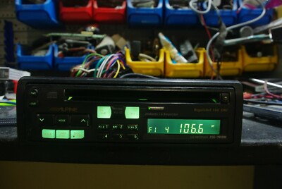 Oldtimer ALPINE CDE-7819W autoradio mit cd-spieler