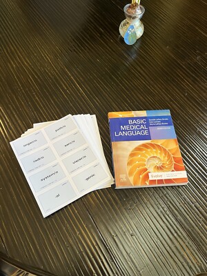 Basic Medical Language 7th edition (W/ all flash cards)
