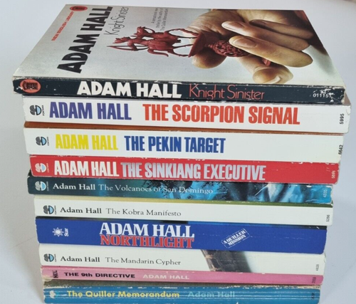 ADAM HALL Knight Sinister Northlight Scorpion Signal 10 Crime Thriller Paperback - Foto 5 di 14