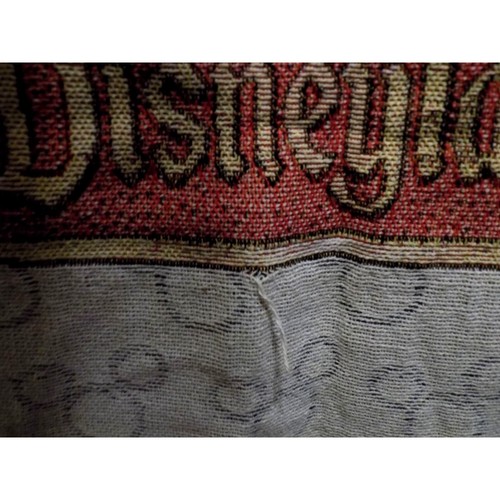 Disney Resort Cinderella's Castle Woven tapestry Throw Blanket 50 x 70 - Picture 4 of 5
