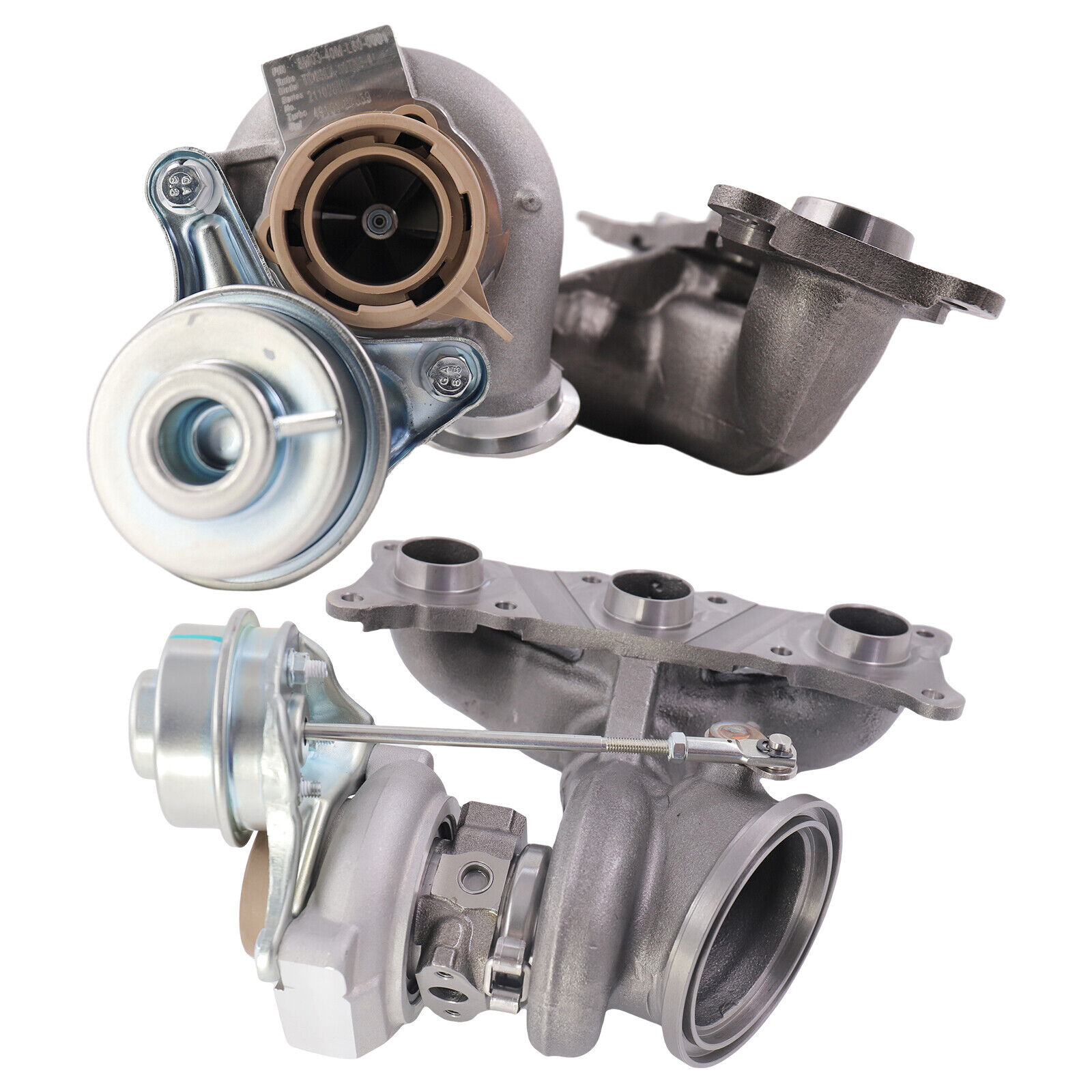 Front& Rear Turbo Turbocharger Fits BMW 740i 740Li 2011-12 X6 N54 3.0L 2008-10