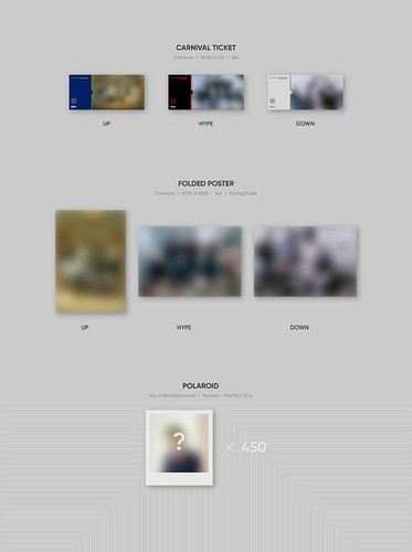 ENHYPEN BORDER : CARNIVAL Album DOWN VER CD+P.Book+Lyric+3 Card+Sticker+etc - Picture 6 of 8