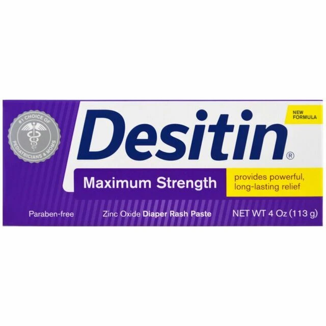 4 Pack of DESITIN OINTMENT MAX STRENGTH 4OZ 3 Expire 9-2025 & 1 Expires 8-2024