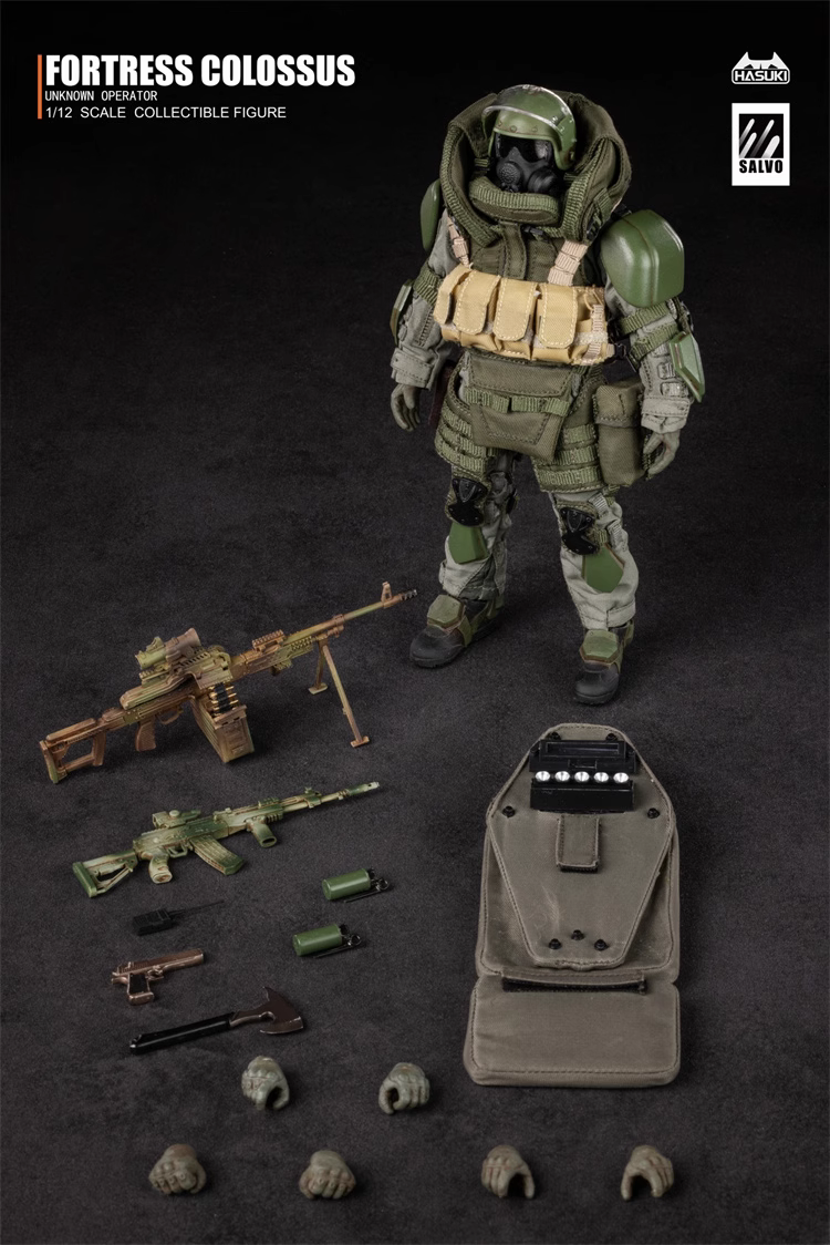 HASUKI SALVO Series BLACK OPS SA02 Fortress Colossus 1/12 6