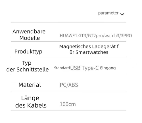 Do Huawei Watch GT3 / GT2pro ładowarka bezprzewodowa smartwatch ładowarka USB Huawei - Zdjęcie 2 z 25