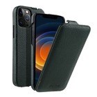 Genuine Leather Vertical Flip Case for iPhone 16 Pro Max 15 14 13 Business Cover