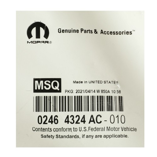 2001-2009 DODGE ENGINE OIL PAN GASKET NEW GENUINE MOPAR 2464324AD (SEND VIN#) - Picture 5 of 5