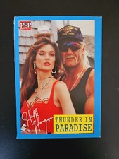 Hulk Hogan Thunder In Paradise WWF  WWE Wrestling Superstars Postcard 