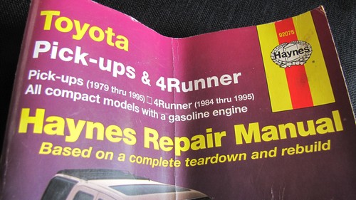 Toyota Pick-Ups 1979 thru 1995 & 4-Runner 1984 thru 1995 Haynes Repair Manual - Picture 2 of 5