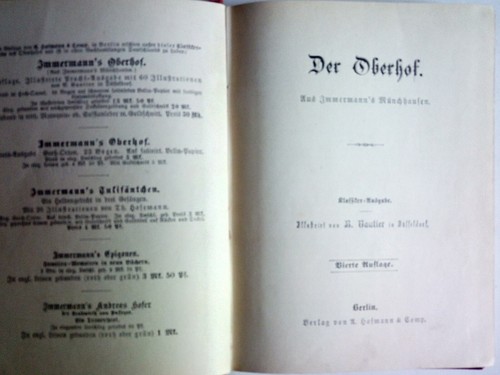 180566 DER OBERHOF aus Immermann's Münchhausen 4. Auflage - Picture 3 of 3
