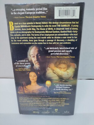 The Gambler (1997) - Rare New Sealed VHS Drama - Michael Gambon