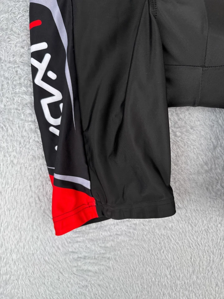 Pantalones Cortos de Ciclismo Lixada Adultos EE. UU. Grandes Negros Rojos Poliéster Mezcla Spandex Acolchados Foto 3 de 4