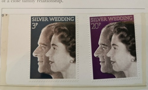 1972 Royal Silver Wedding Souvenir Book Presentation mint decimal stamp Queen - Picture 3 of 5
