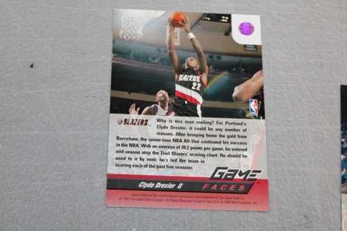 1992-93 Upper Deck Basketball  Card Complete Finish Your List Set UPick #251-510 - Picture 461 of 491