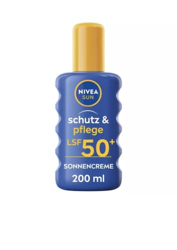NIVEA SUN Schutz & Pflege Sonnenspray LSF 50+ (200 Ml), Sonnencreme Spray Für 48 - Photo 1/6