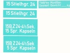 STENCIL SCHABLONE FOR WW2 WWII GERMAN M24 METAL STICK GRENADE CASE Stielhgr.24