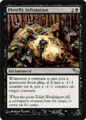 BLOWFLY INFESTATION X4 4 4X Shadowmoor MTG Magic the Gathering Cards DJMagic - Picture 1 of 1