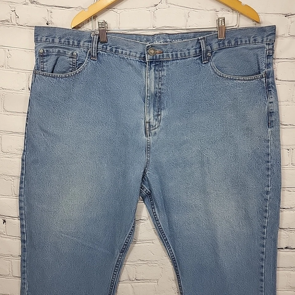 Basic Editions Jeans Mens 44X29 Vintage 100% Cotton Relaxed Fit  - Image 2 of 4