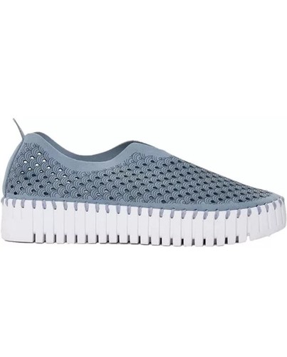 Ilse Jacobsen Damen Plateau Slipper Tulip 3373 Cloud Blue Größe US 7 EU 38