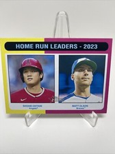 2024 Topps Heritage - Shohei Ohtani & Matt Olson - HOME RUN LEADERS 2023 - #307