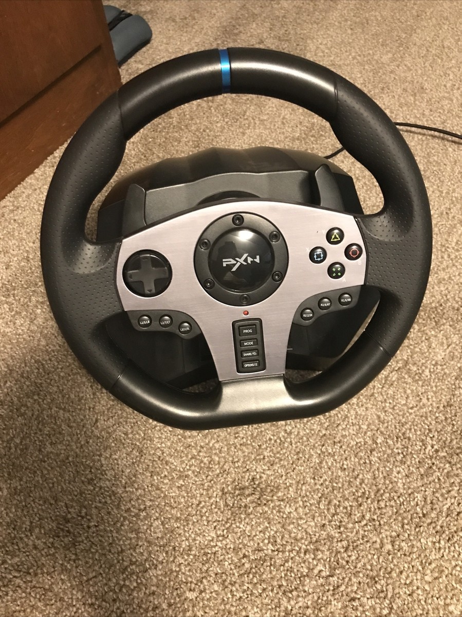 PXN V9 Steering Wheel & Pedals & Shifter For PC/PS3/PS4/SWITCH/XBOX ONE PXN V9 Steering Wheel & Pedals & Shifter For PC/PS3/PS4/SWITCH/XBOX ONE