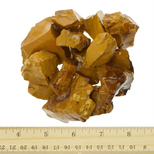 1 lb Yellow Jasper Rough Stones - Jewelry Making Craft Rocks Tumbling - Picture 5 of 9