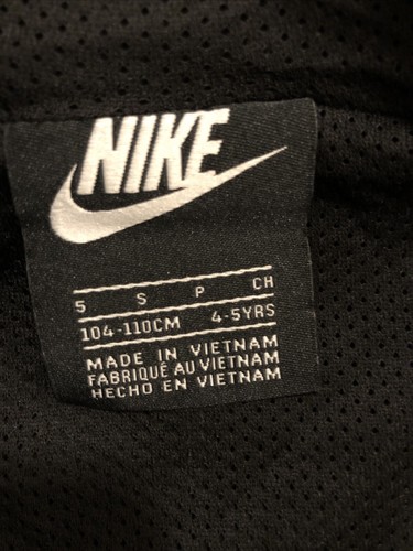 Nike Fierce Purple Black Citron Hooded Boys Jacket - Small 4-5 Years - Picture 8 of 15