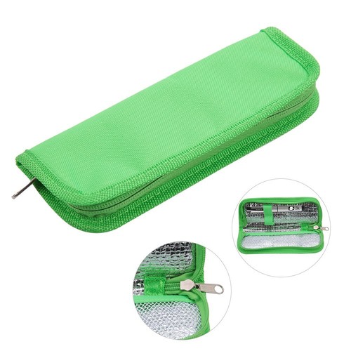 Portable Insulin Cooler Bag - Medical Travel Case for Diabetics (Green) - Picture 6 of 11