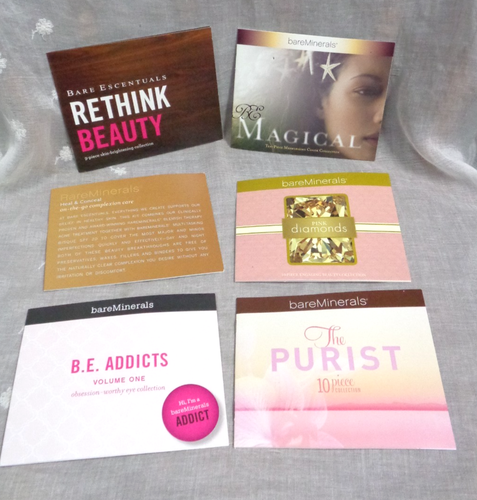 BARE ESCENTUALS BARE MINERALS Beauty Brochures Pamphlets How-To Booklets Lot/27 - Foto 5 di 6
