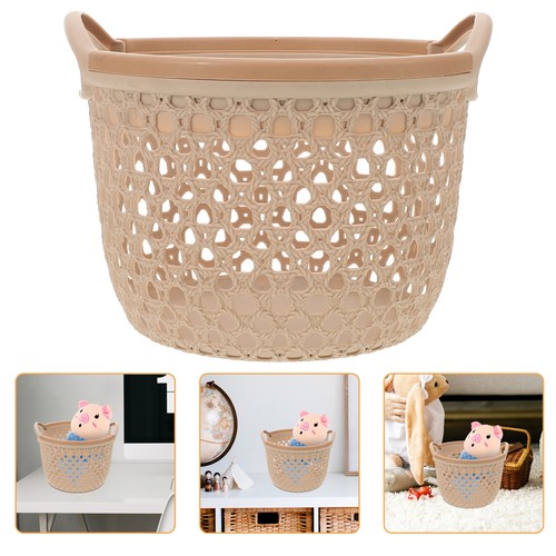 2 Pieces Waterproof Storage Basket Shopping Small Bins Woven Baskets for - Picture 2 of 12