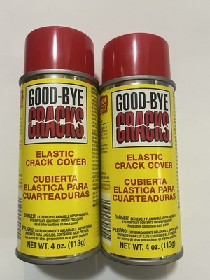 (2) Good Bye Cracks Elastic Crack Cover 4oz  Goof Off DISCONTINUED