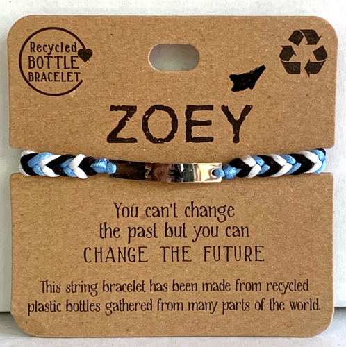 ZOEY ♻Recycled Bottle Bracelet ~Brand New ~ Great Gift 🎁 - Picture 1 of 3