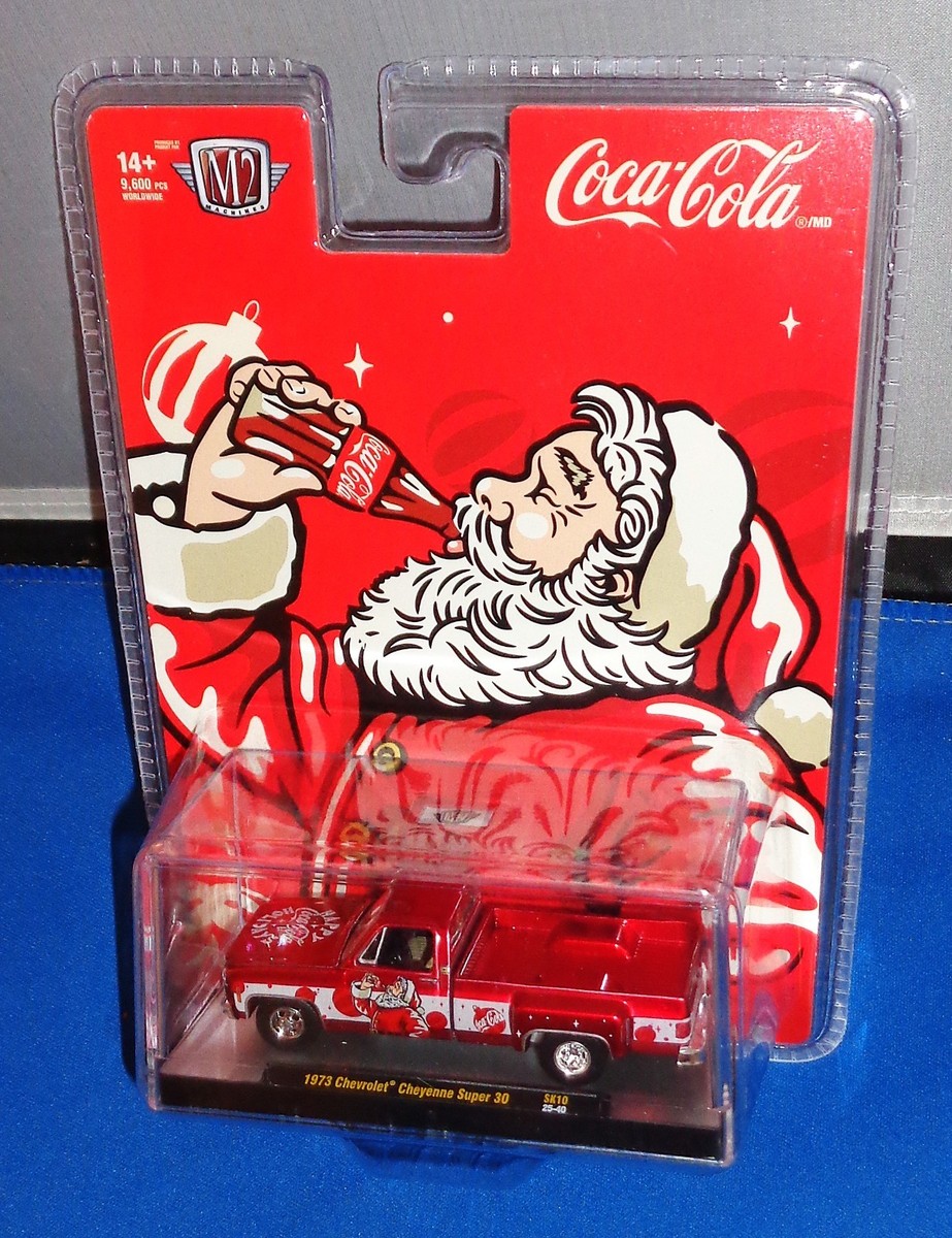 2025 M2 Machines ~ Coca~Cola ~ Christmas ~ 1973 Chevrolet Cheyenne