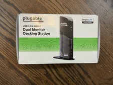 Plugable Dual Monitor Docking Station UD-3900 New Factory Sealed