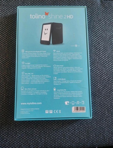 Tolino Shine 2 HD eBook Reader In OVP - Bild 2 von 5