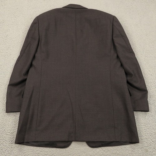 Tuta Canali 42R seta lana micro pied de poule plissettata polsini 34x30 pantaloni pantaloni - Foto 4 di 21