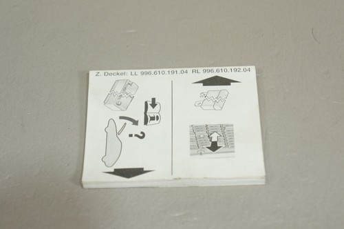 porsche 996 carrera 911 986 information page for fuse box relay diagram oem - Picture 4 of 9