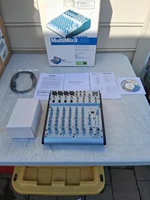 Alesis MultiMix 8 USB FX Desktop Mixer, Built-In Effects, 8-Channel - Image 1 of 4