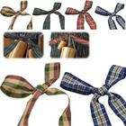 Gingham Ribbon Checkered Ribbon Wide Taffeta Plaid Ribbon L5A2 T4F5