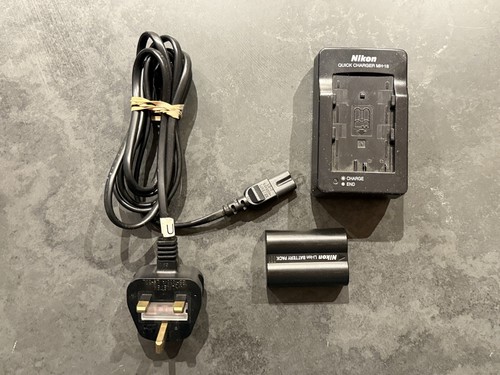 Used genuine Nikon EN-EL3e Battery + MH-18a Charger D50 D70 D70s D100 D200 D300