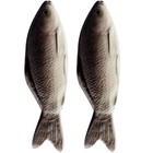  2 Pcs Realistic Fish Plush Toy Stuffed Animals for Kids Ocean Throw Pillows