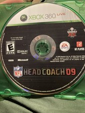 NFL Head Coach 09 (Microsoft Xbox 360 disc only, 2008) Tested Working