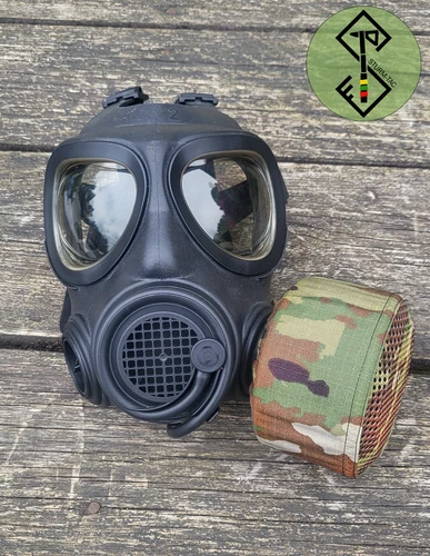 Gas Mask Filter Cover MultiCam