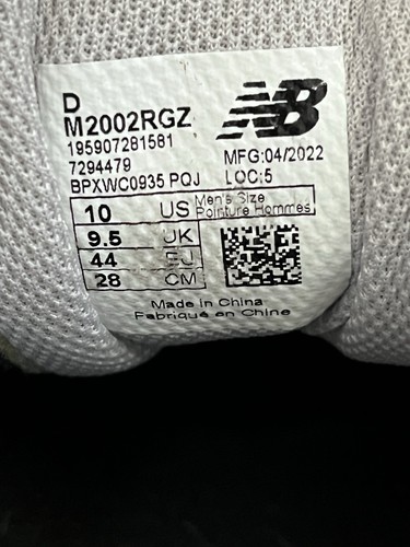 New Balance 2002R Good Vibes Pack Green Apple M2002RGZ Schuhe SELTEN - Herren Größe 10 - Bild 9 von 9