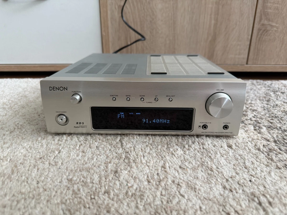 DENON AM-FM Stereo Receiver DRA-F102