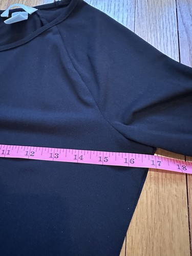H&M womens dress size M mini bodycon black long sleeve Stretchable Party Dress - Bild 15 von 15