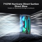 ARGB PWM 120mm 5V 3Pin Chassis Fan with Dynamics Light Effects for CPU Coolers