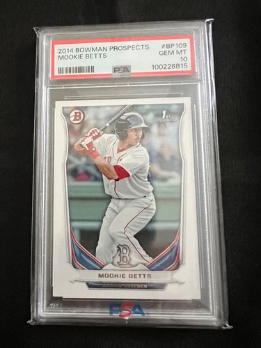 2014 Bowman - Prospects Mookie Betts #BP109 (RC) - Picture 1 of 2
