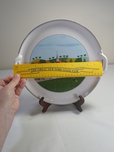 VILLEROY & BOCH Design Naif Wedding Platter 12.5" Handled Cake Plate - Picture 10 of 12
